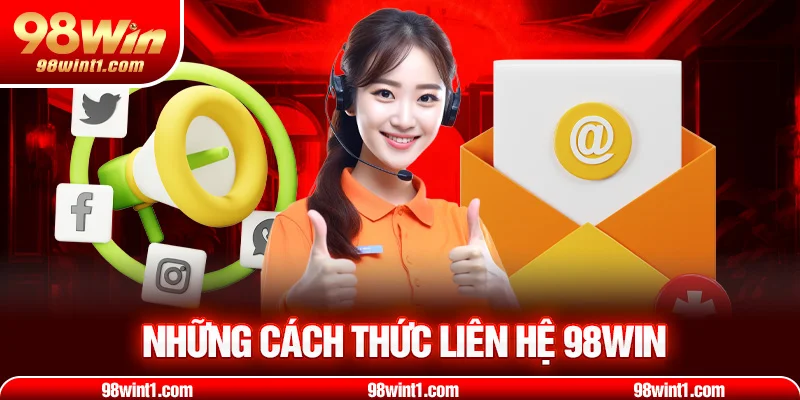 Những cách thức liện hệ 98win